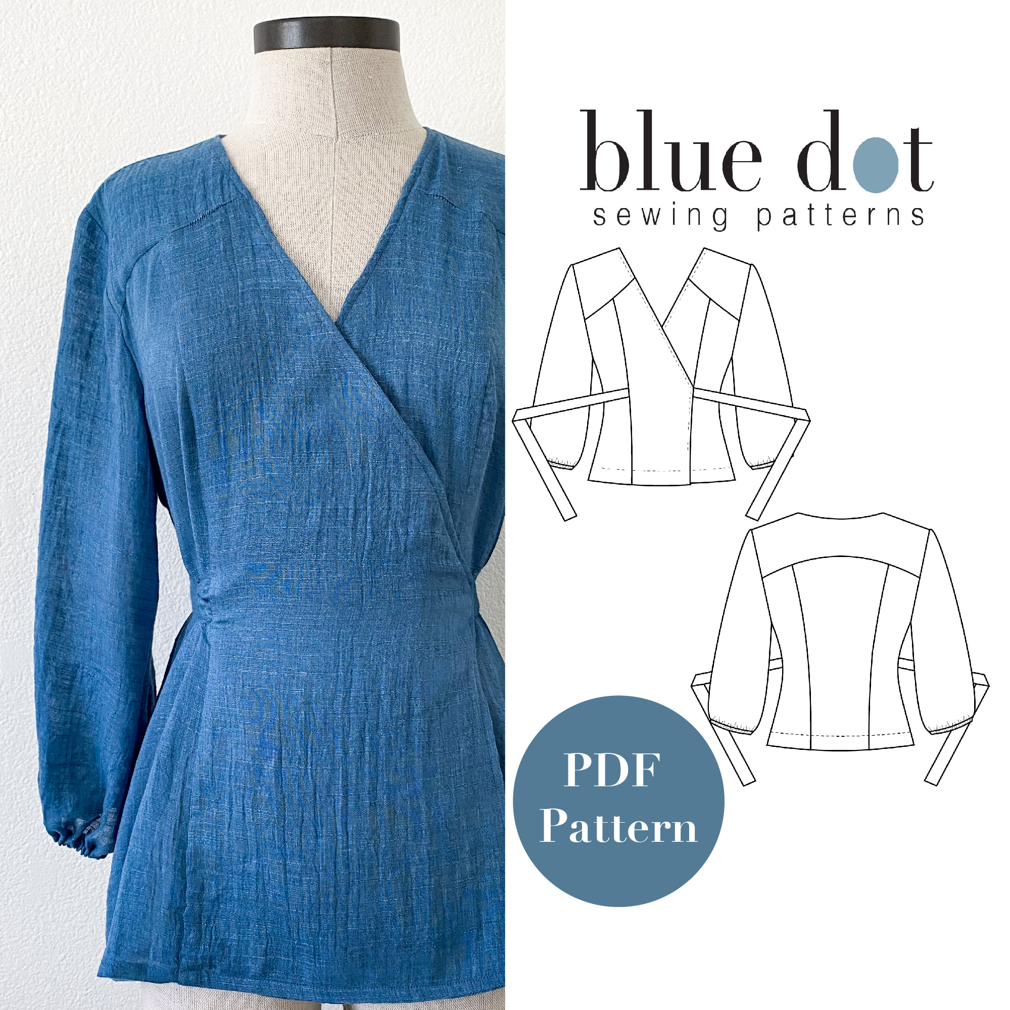 Kimono Wrap Dress Sewing Pattern | ubicaciondepersonas.cdmx.gob.mx